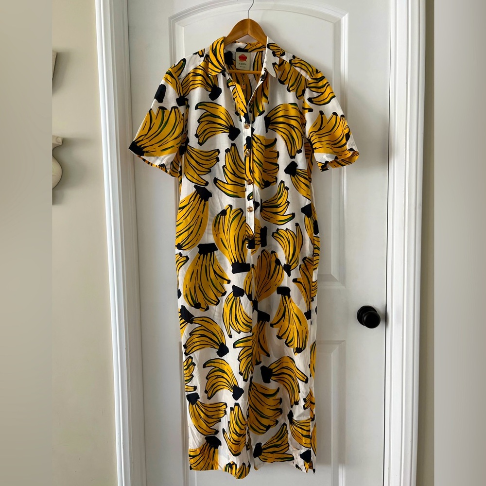 FARM RIO banana jumpsuit, new with tags, size L